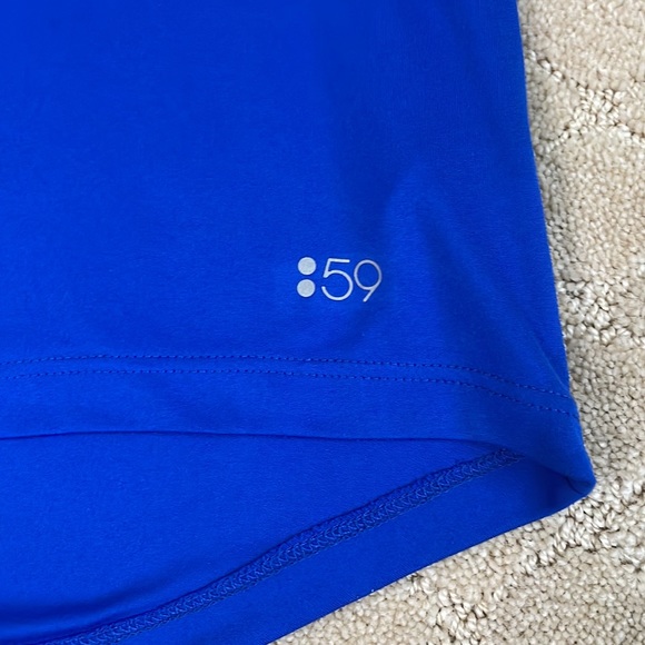 Splits59 blue/black 3/4 sleeve top - Picture 3 of 6
